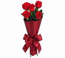 Букет 5 Красных роз Эдлесс Лав в Бердяуше