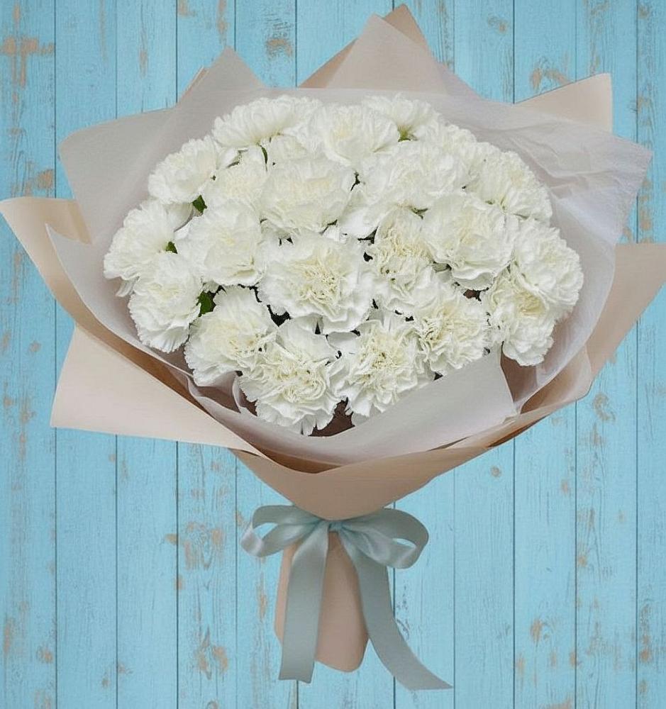 Букет цветов из: Гвоздики в Бердяуше