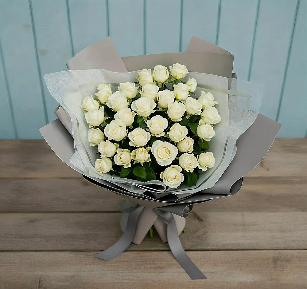 Букет Белоснежная нежность в Бердяуше