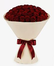 Букет 101 Бордовая роза Блэк Бакарра в Бердяуше
