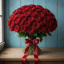 Букет Красные розы Блэк Меджик в Бердяуше