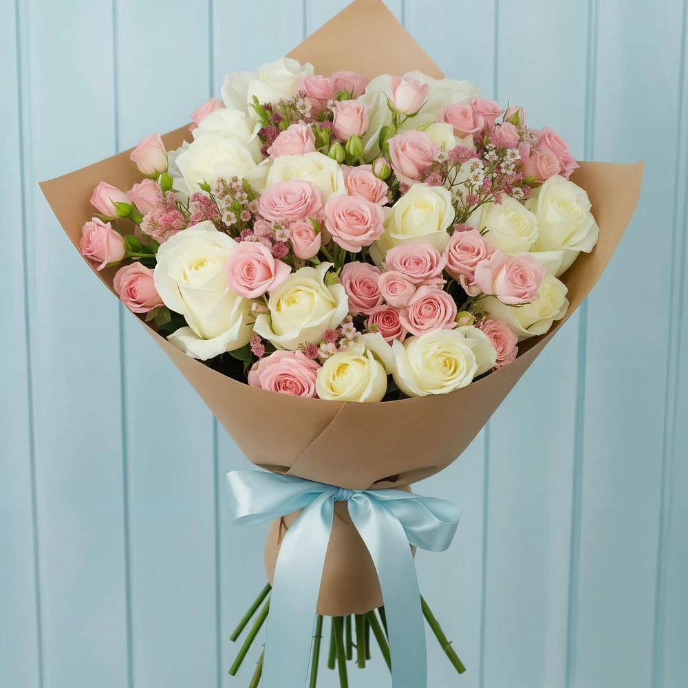 Букет цветов из: Розы в Бердяуше