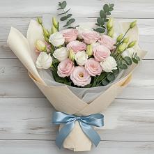 Букет цветов из:  Лизиантусы в Бердяуше