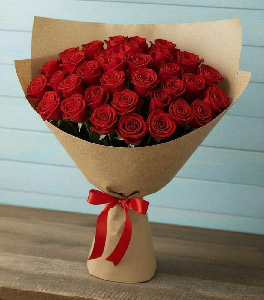 Букет Красные розы Милано в Бердяуше