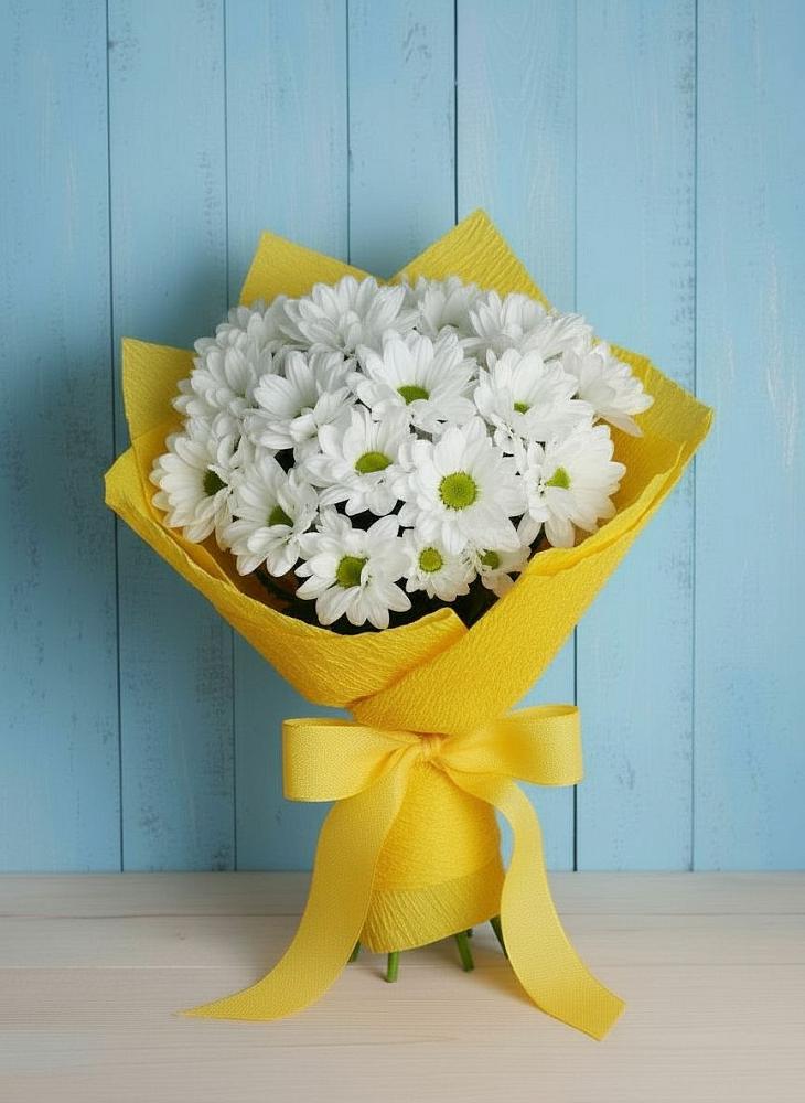 Букет цветов из: Хризантемы в Бердяуше