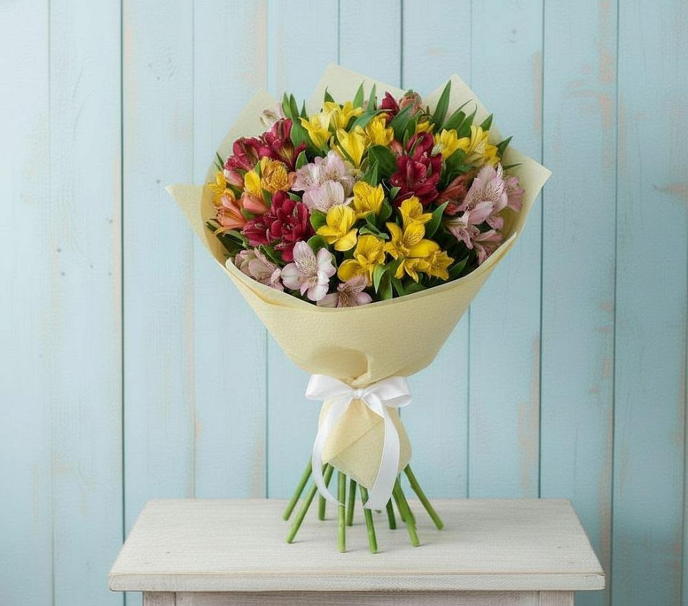 Букет цветов из: Альстромерии в Бердяуше