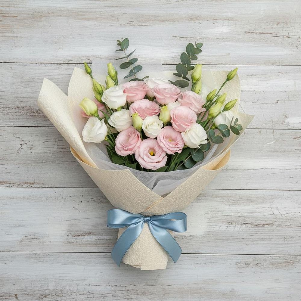 Букет цветов из: Лизиантусы в Бердяуше